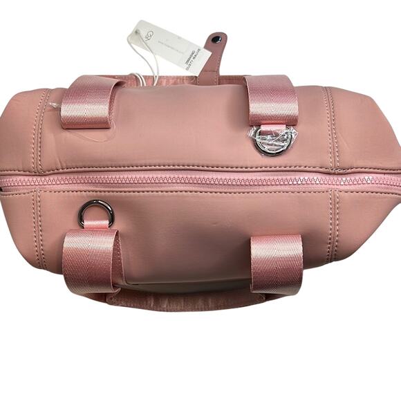 Nico & Olive Small Pink Duffel Bag w/ Double Handles & Removable Strap, NWT! - Picture 5 of 9